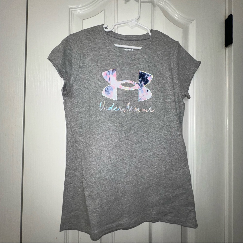 Under Armour Kids Heather Gray Tee